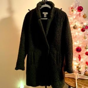 Magaschoni Black Teddy Coat